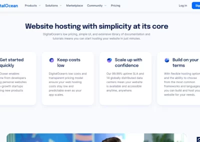 DigitalOcean - Website Hosting