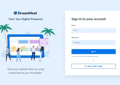 DreamHost - Account Login