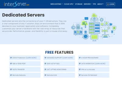 InterServer - Dedicated Server Features