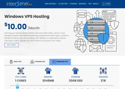 InterServer - Windows VPS Hosting