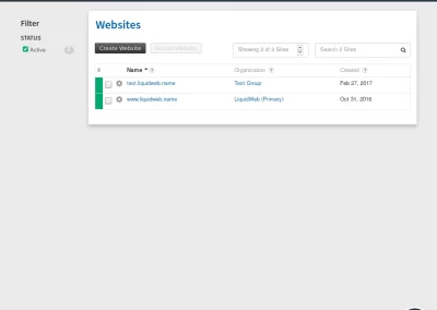 Liquidweb - Control Panel