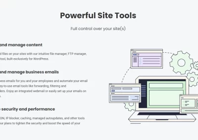 SiteGround - Powerful Site Tools