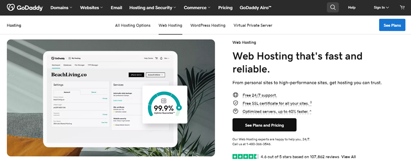 godaddy-uptime godaddy uptime screenshot